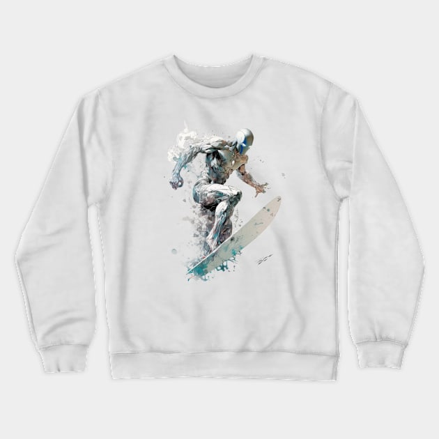 IRON SURFER Crewneck Sweatshirt by Drank